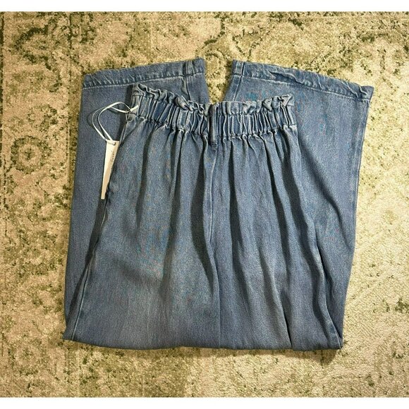 YFB Young Fabulous Broke Saidie High Rise Wide Leg Drapey Pants Size Small NWT - Picture 5 of 8